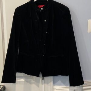 Anne Klein Black Velvet Women's Blazer